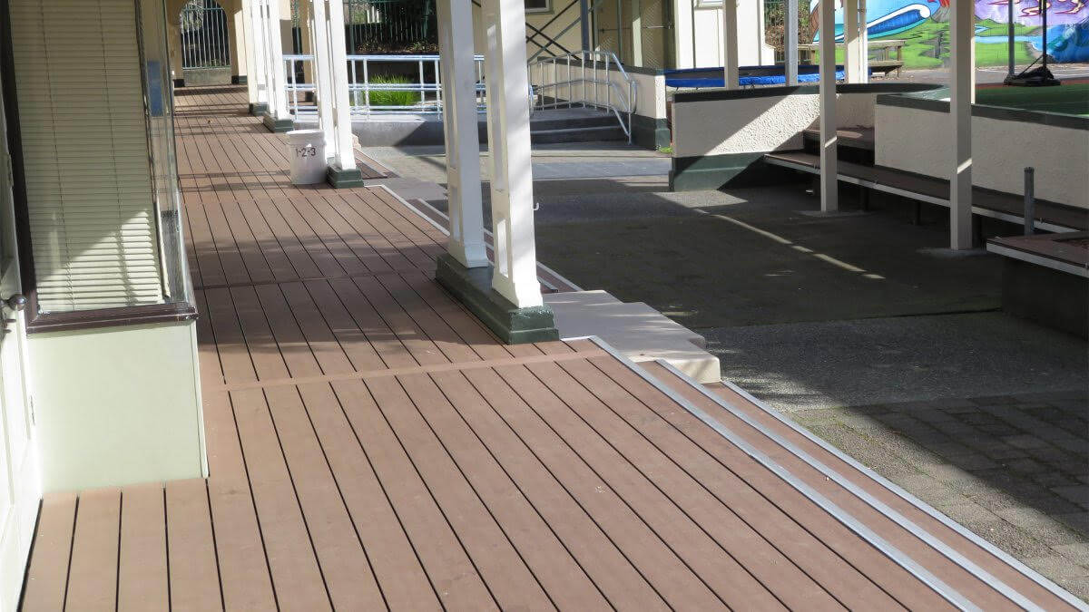 Futurewood Composite Decking in Rotorua School